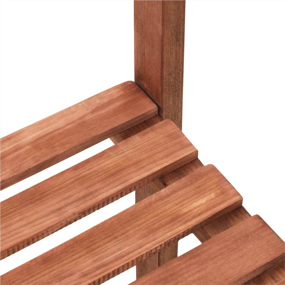Plant Stand Cedar Wood 45x40x145 cm