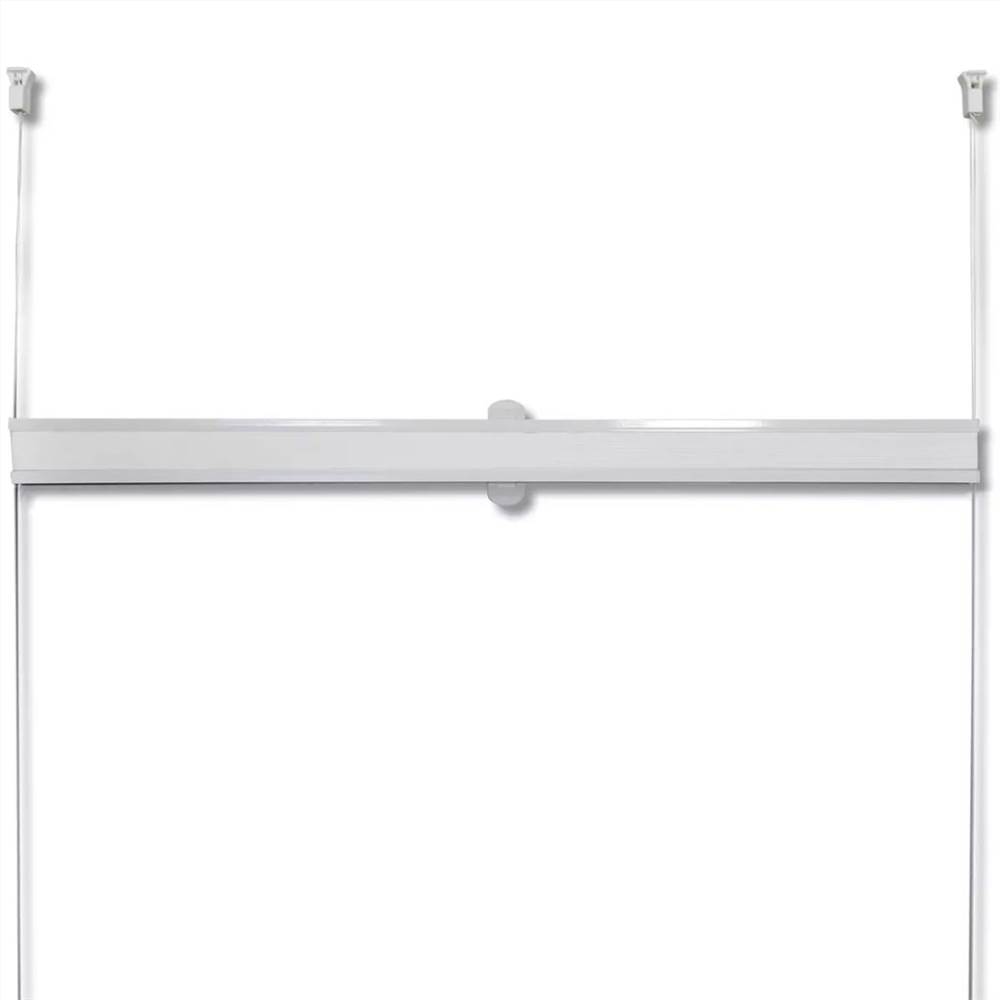 Plisse Blind 40x200cm White Pleated Blind