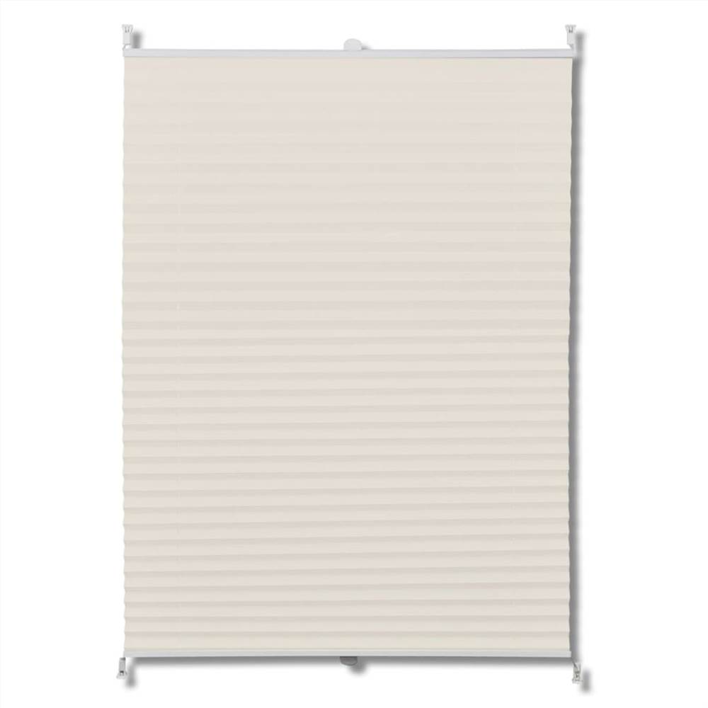 Plisse Blind 70x125cm Creme