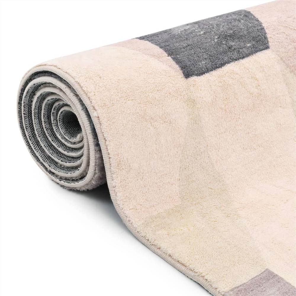 Printed Rug Multicolour 140x200 cm Polyester