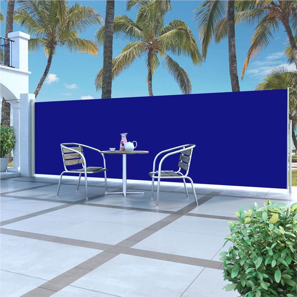 

Retractable Side Awning 160 x 500 cm Blue