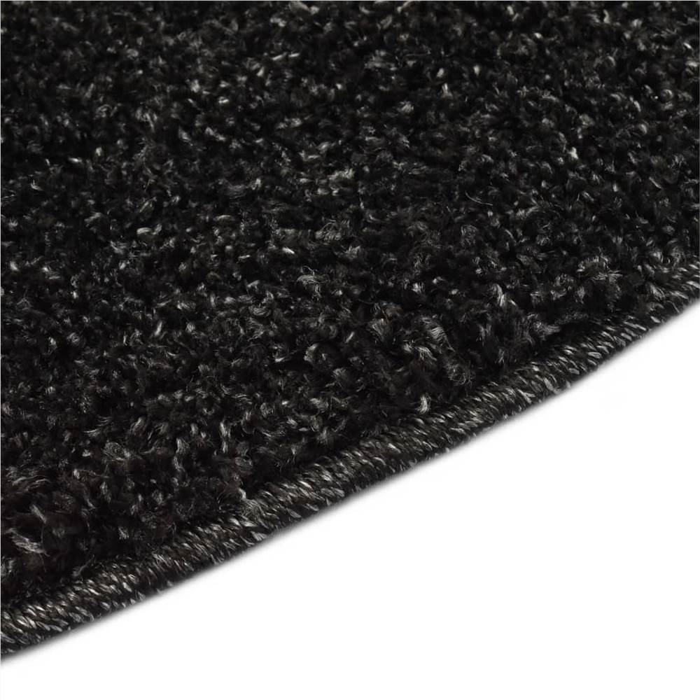 Shaggy Area Rug 160 cm Anthracite