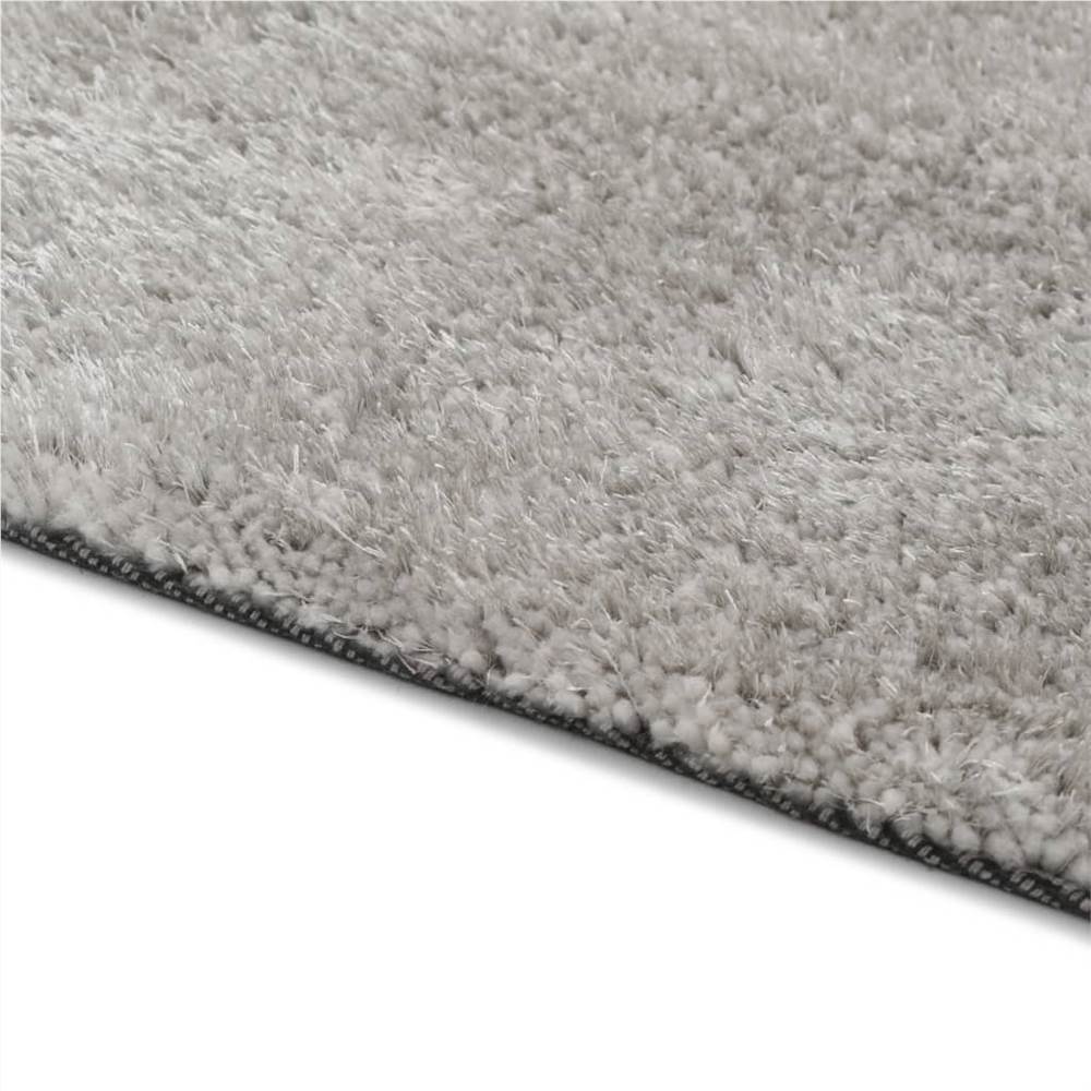 Shaggy Area Rug 80x150 cm Grey