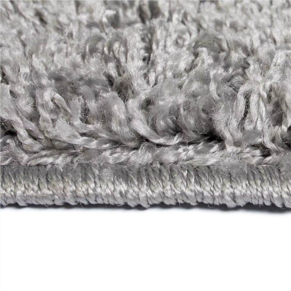 Shaggy Area Rug 80x150 cm Grey