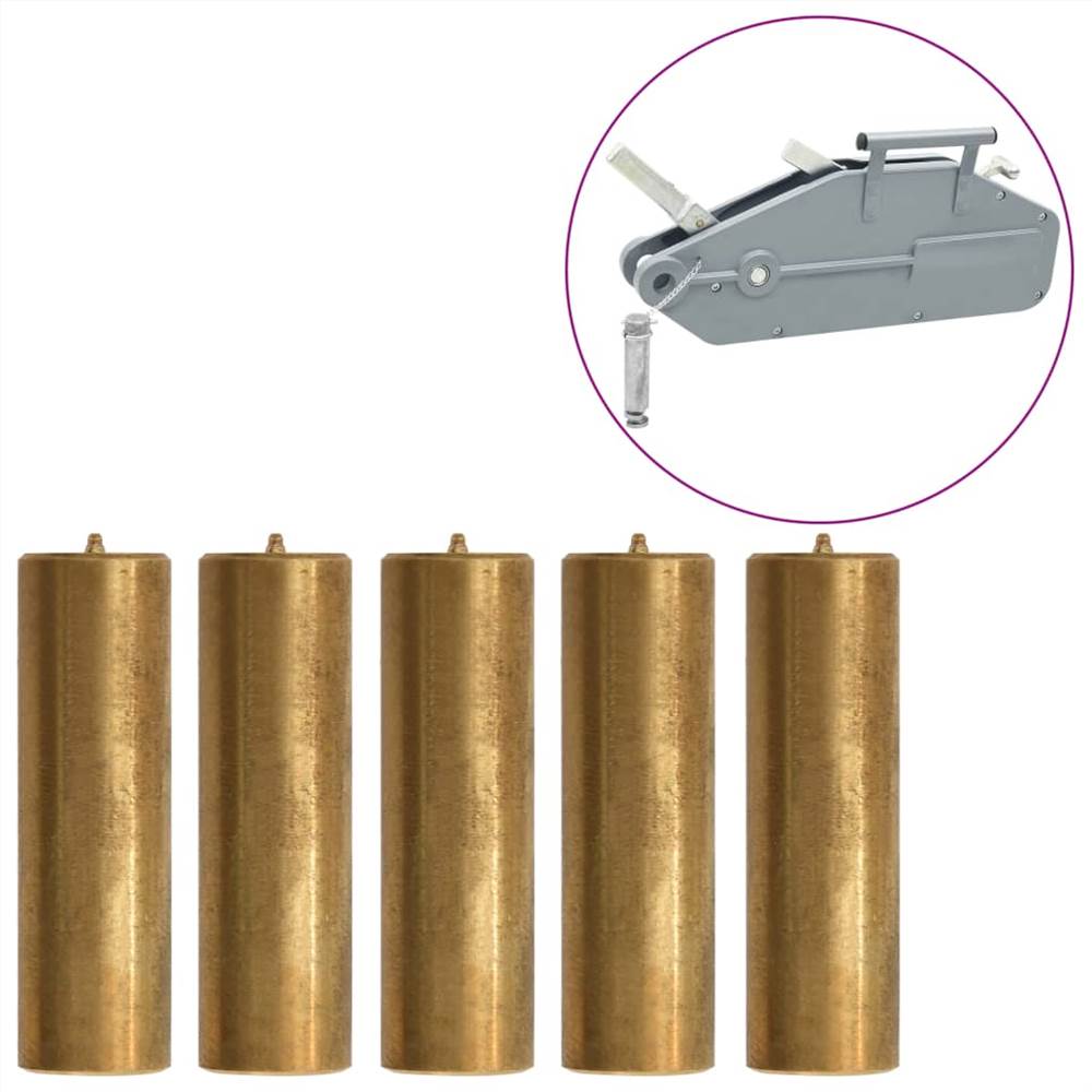 Shear Pins for 800 kg Rope Hoist 5 pcs Brass
