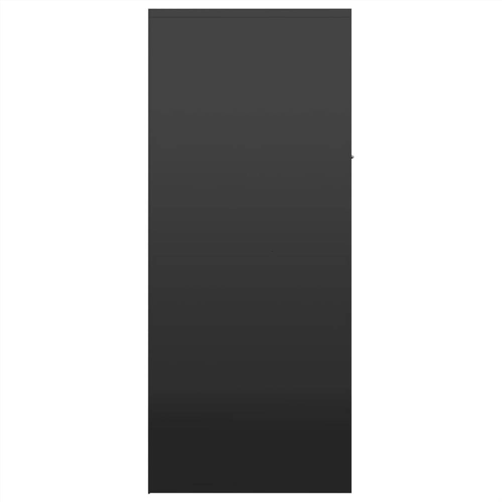 Shoe Cabinet High Gloss Black 60x35x84 cm Chipboard