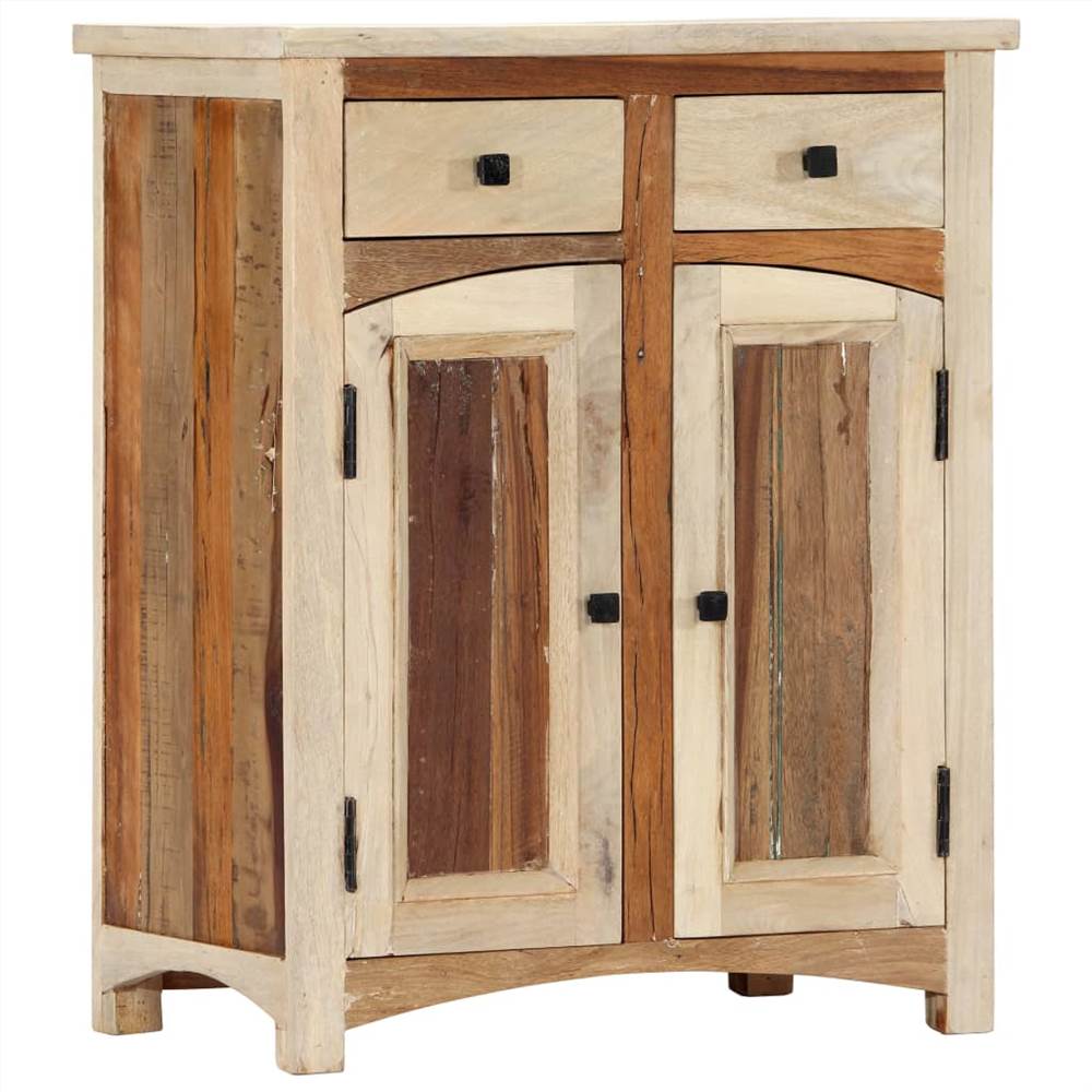 Side Cabinet 60x30x75 cm Solid Reclaimed Wood