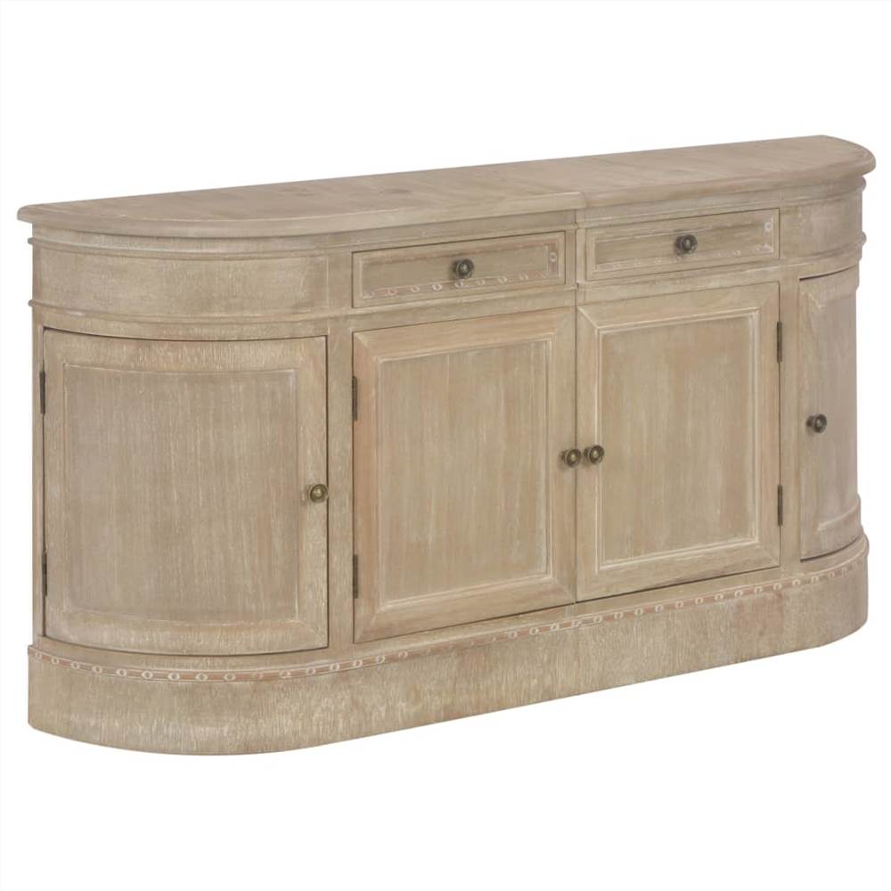 Sideboard 134x30x68 cm Solid Wood