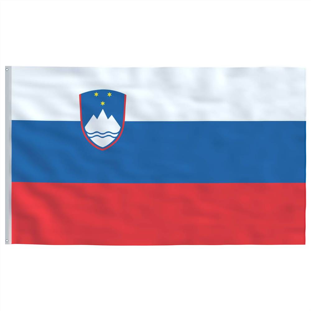 Slovenia Flag and Pole Aluminium 6,2 m