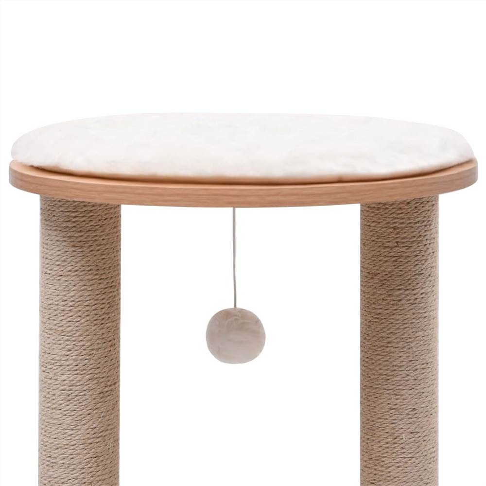 Small Cat Tree with Scratching Posts 44 cm