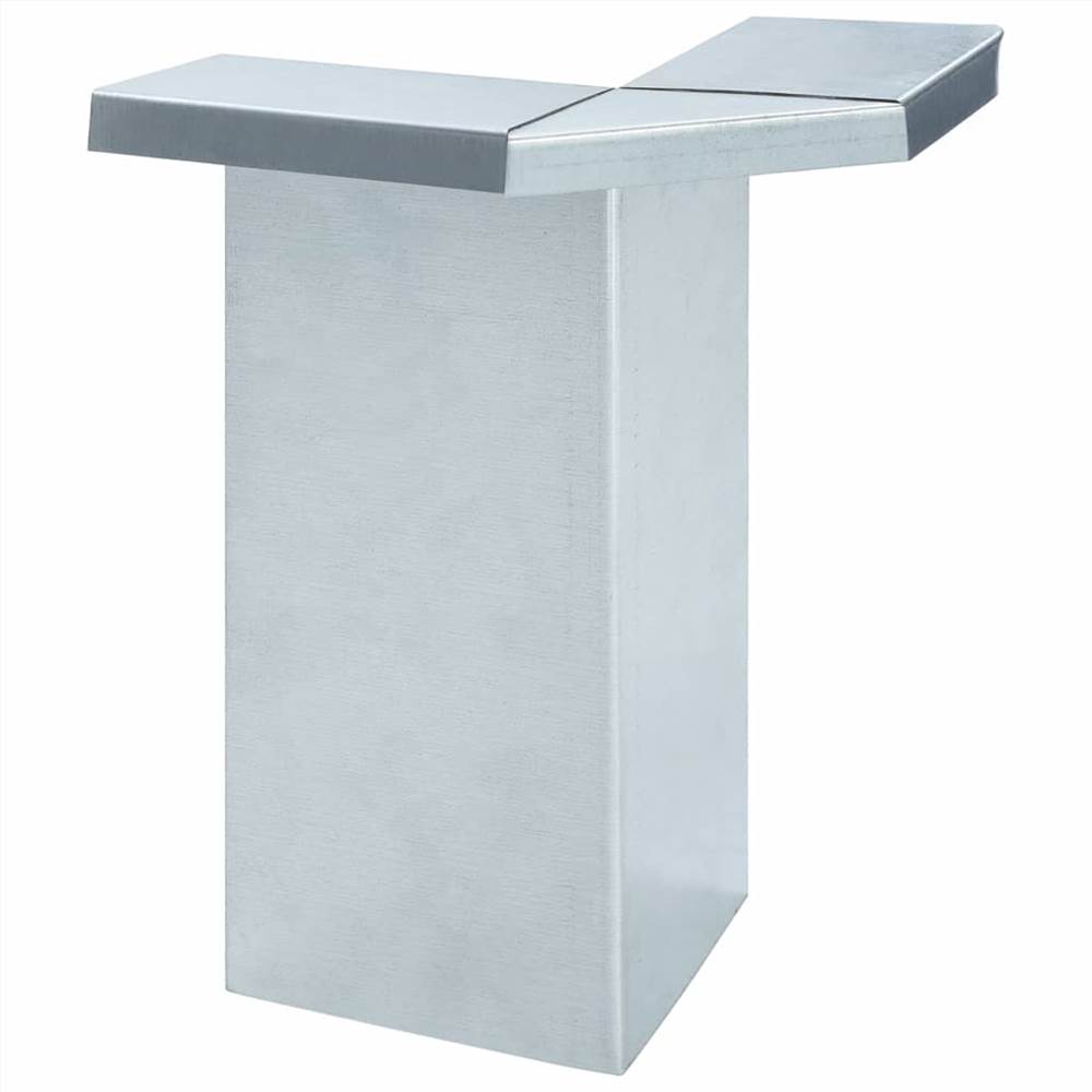 Snail Fence Galvanised Steel 50x50x25 cm