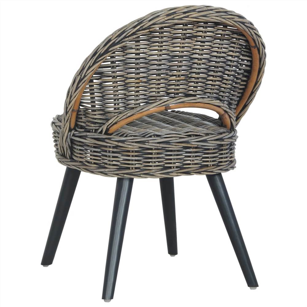 Sofa Chair Kubu Rattan Black