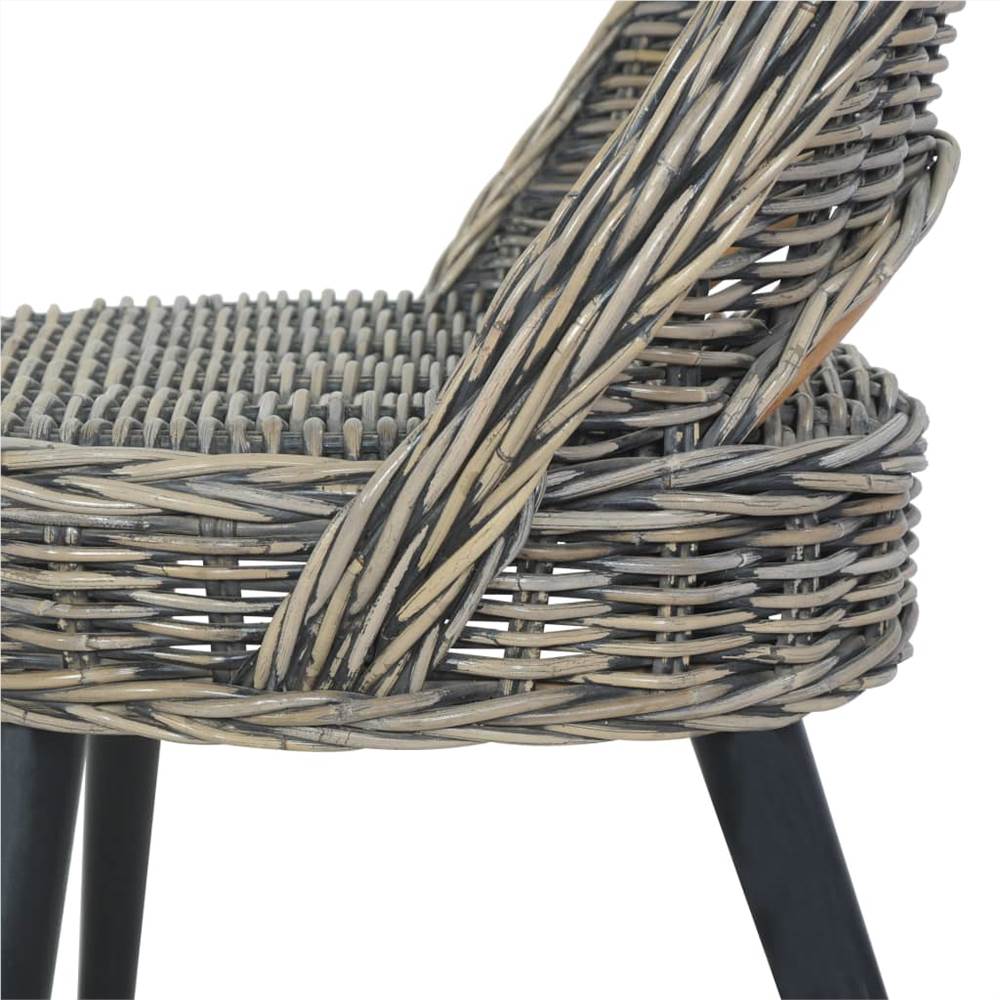 Sofa Chair Kubu Rattan Black