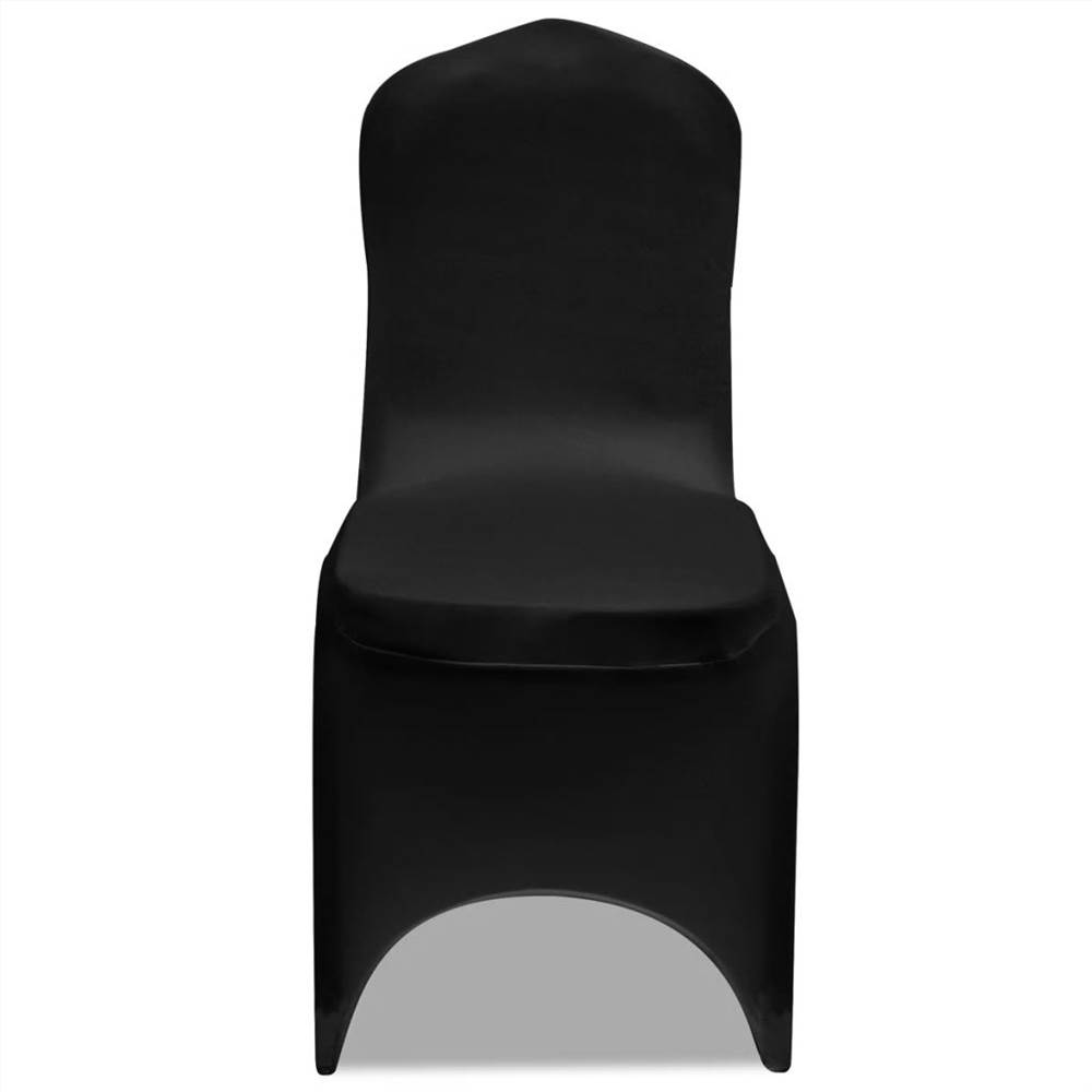 Stretch Chair Cover 4 pcs Black