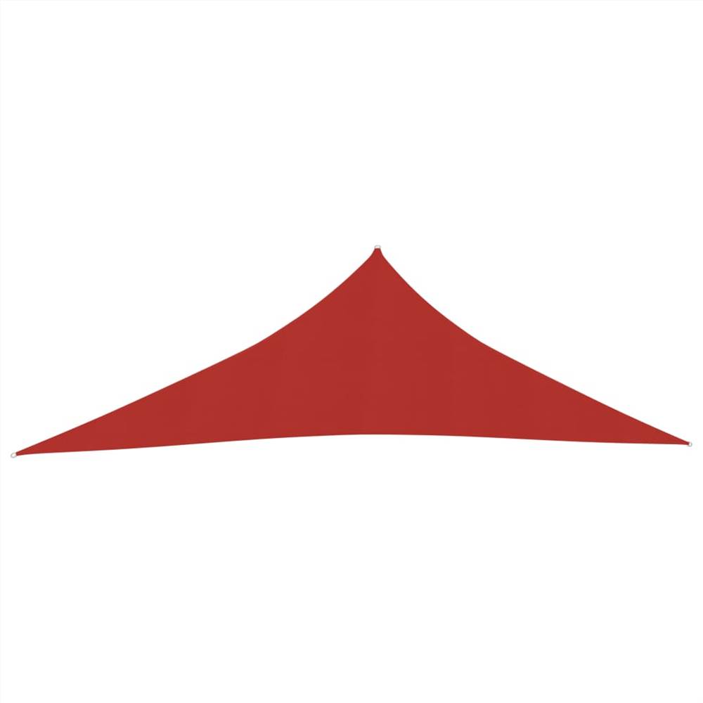 Sunshade Sail 160 g/m² Red 3x4x5 m HDPE