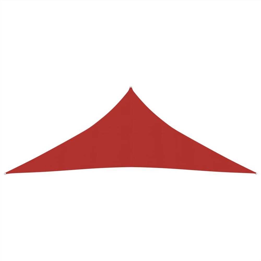 Sunshade Sail 160 g/m² Red 4.5x4.5x4.5 m HDPE