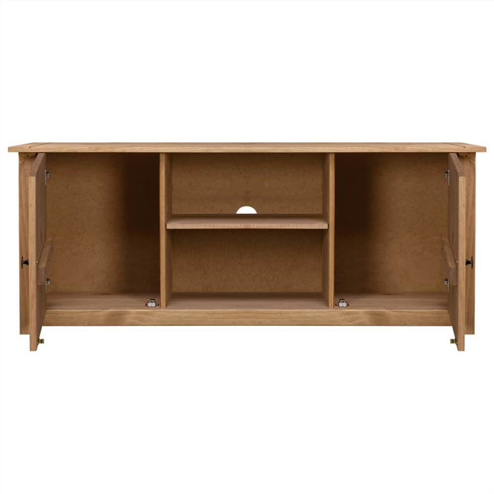 TV Cabinet 120x40x50 cm Solid Pine Wood Panama Range