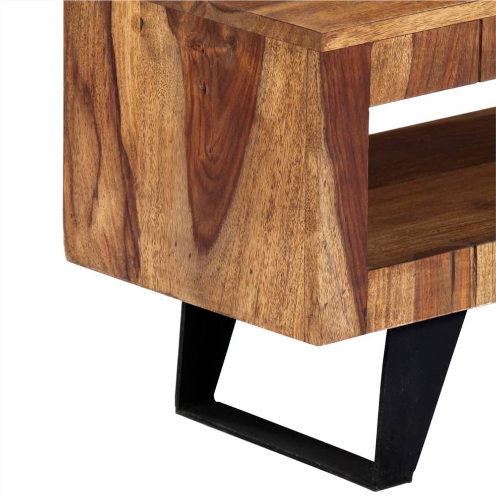 TV Cabinet 140x30x40 cm Solid Sheesham Wood