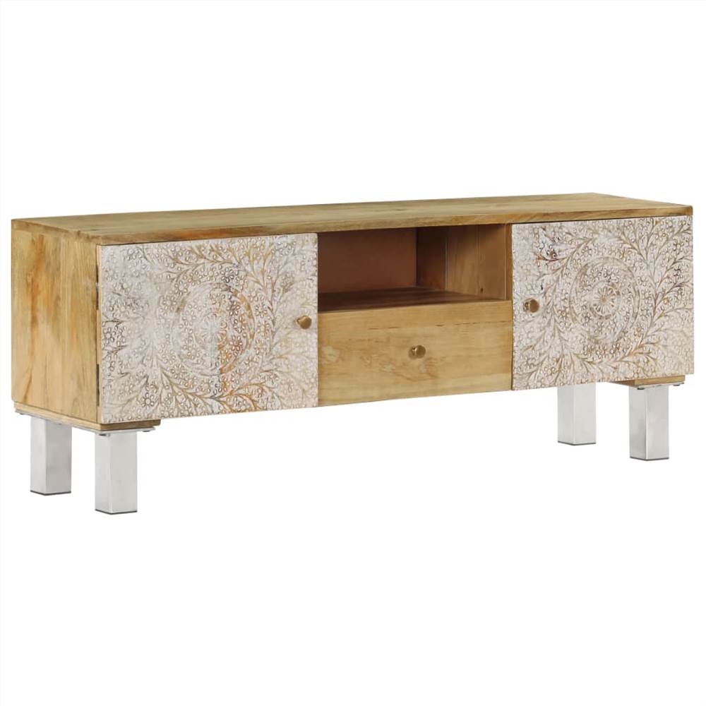 TV Cabinet Solid Mango Wood 118x30x45 cm
TV Cabinet Solid Mango Wood 118x30x45 cm