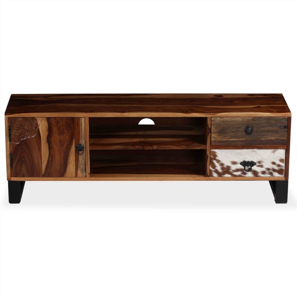 TV Cabinet Solid Sheesham Wood 120x30x40 cm