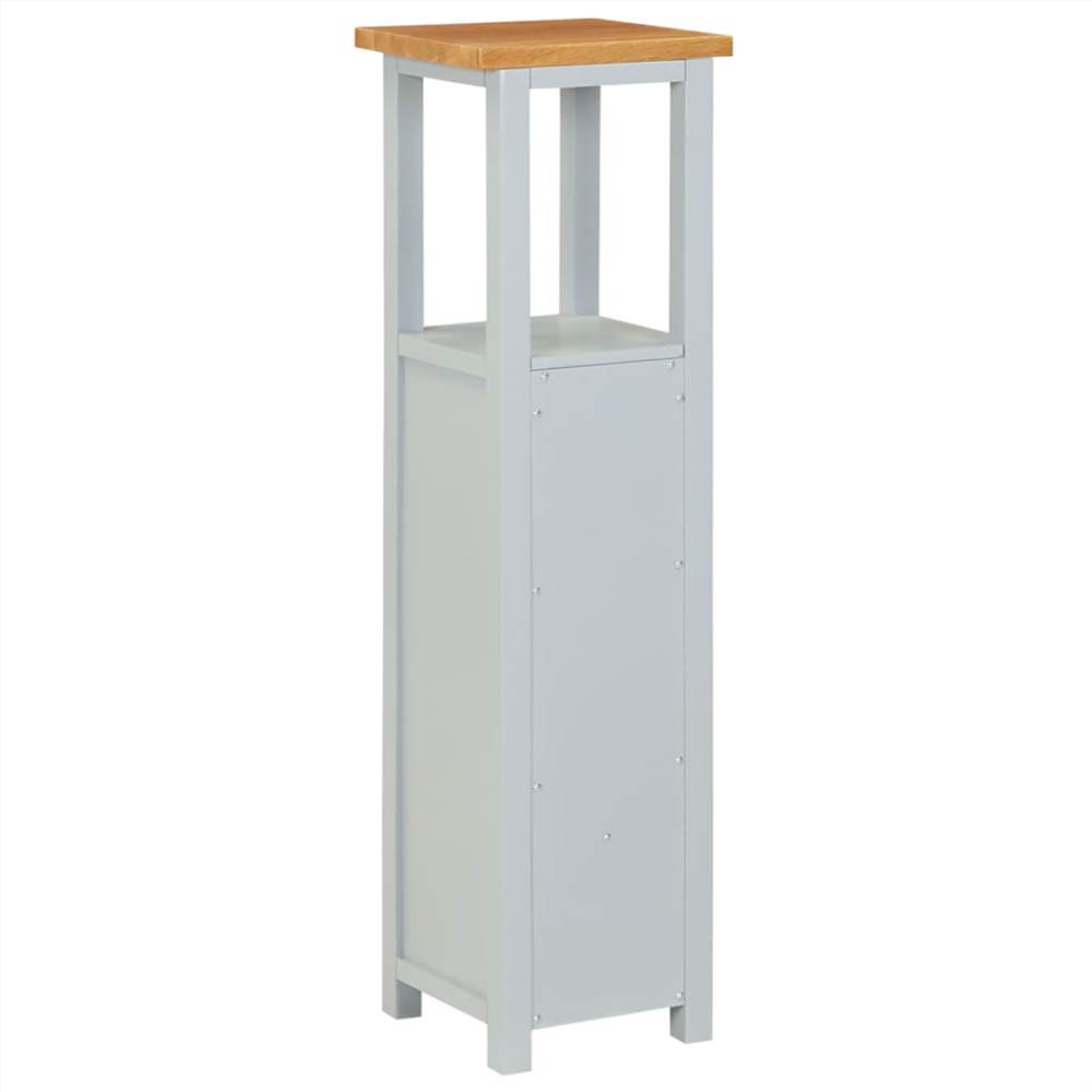 Tall Chest of Drawers 26x26x94 cm Solid Oak Wood