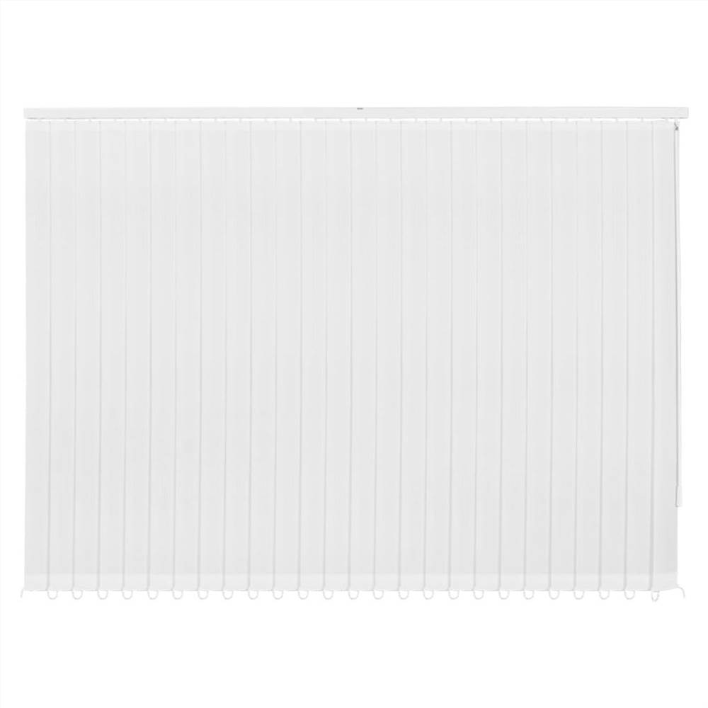 Vertical Blinds White Fabric 120x180 cm