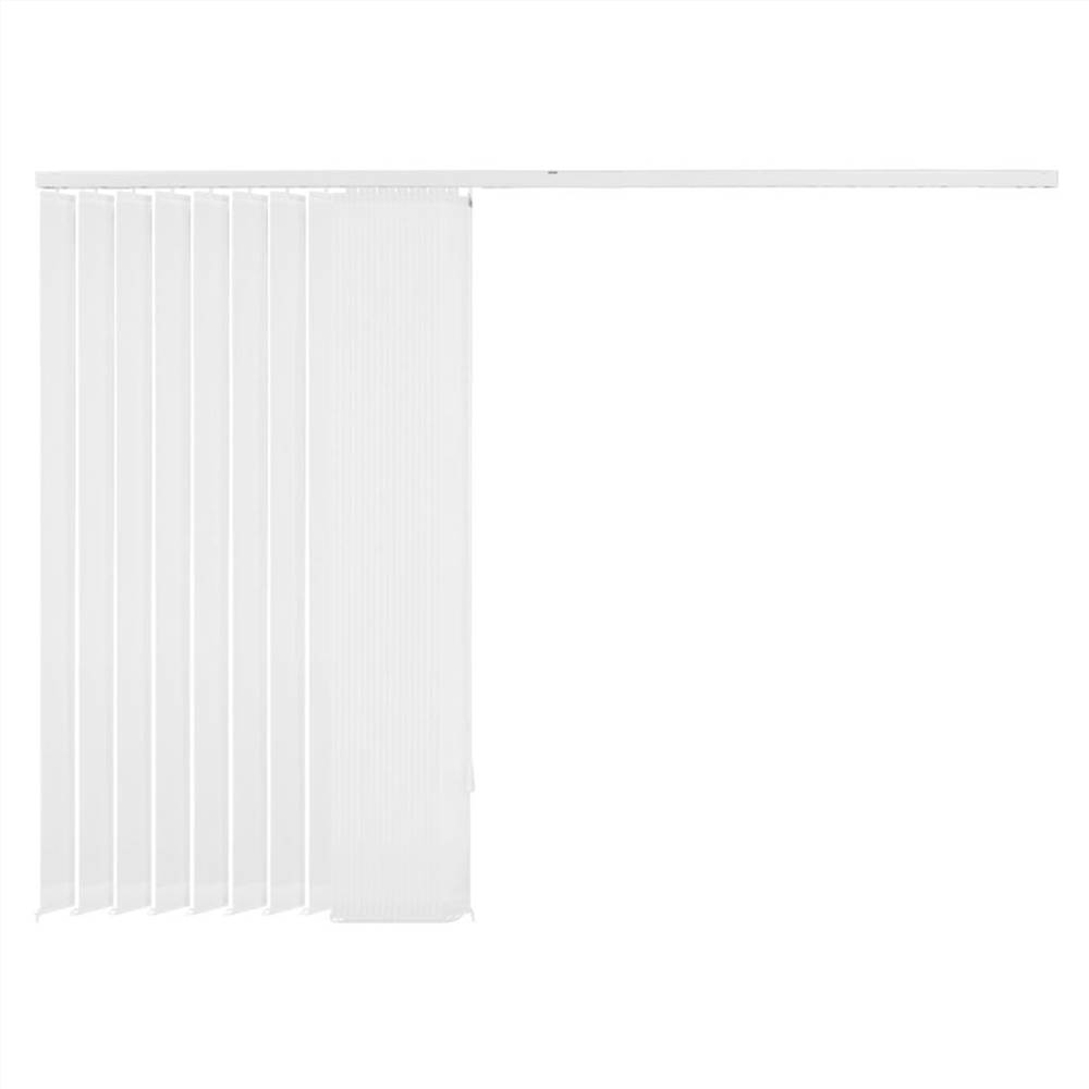 Vertical Blinds White Fabric 120x180 cm