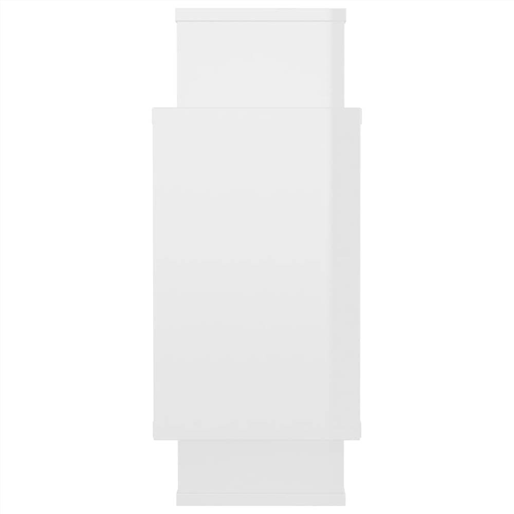 Wall Shelves High Gloss White 104x20x60 cm Chipboard