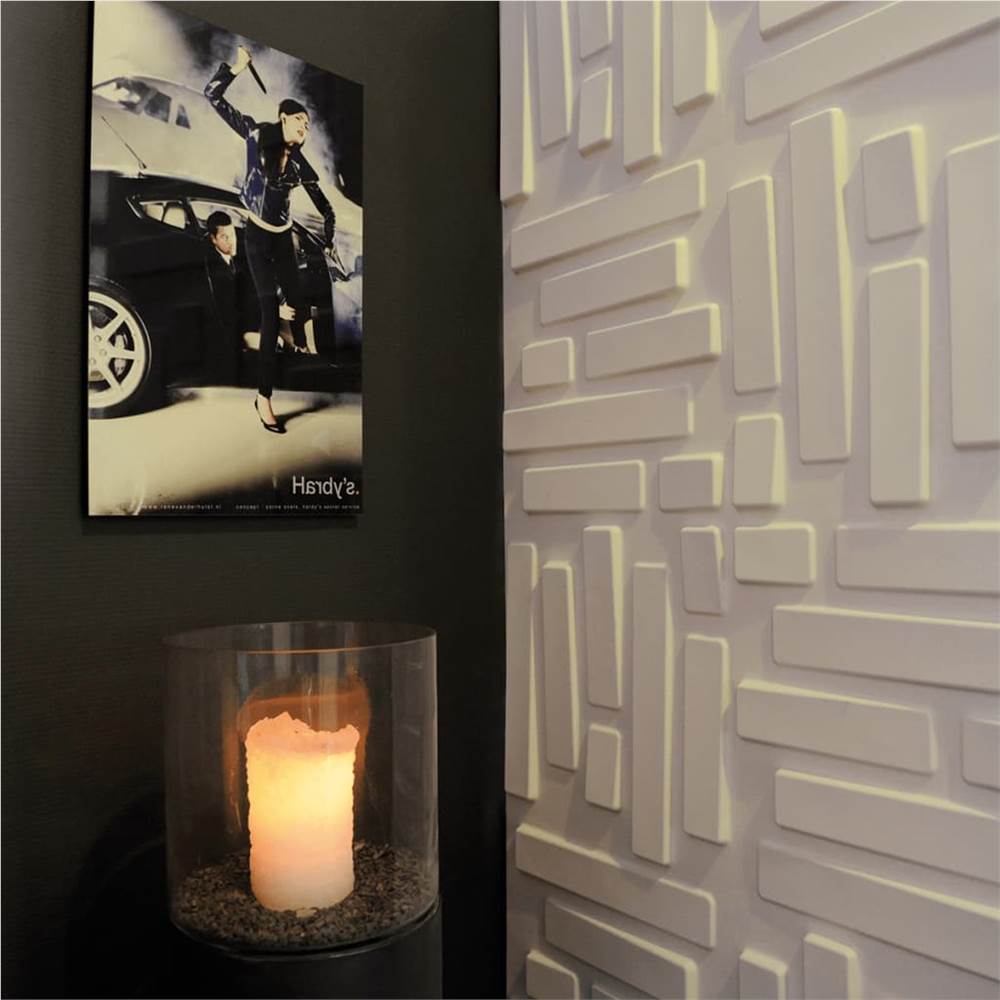 WallArt 3D Wall Panels Bricks 12 pcs GA-WA02