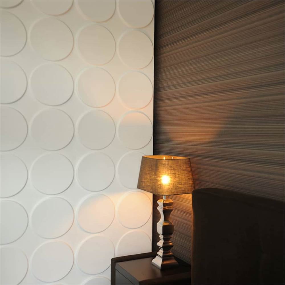 WallArt 3D Wall Panels Ellipses 12 pcs GA-WA03