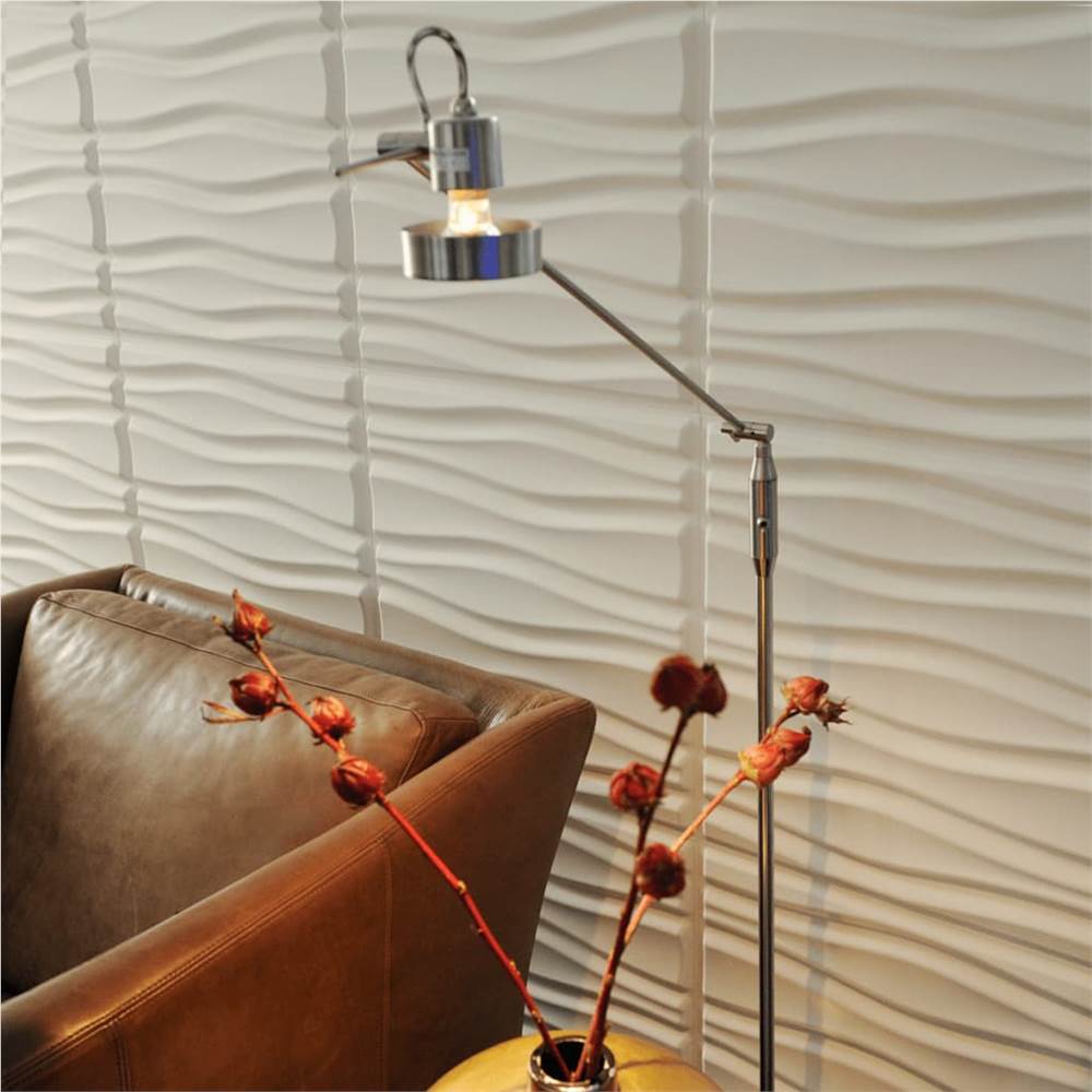 WallArt 3D Wall Panels Flows 12 pcs GA-WA14