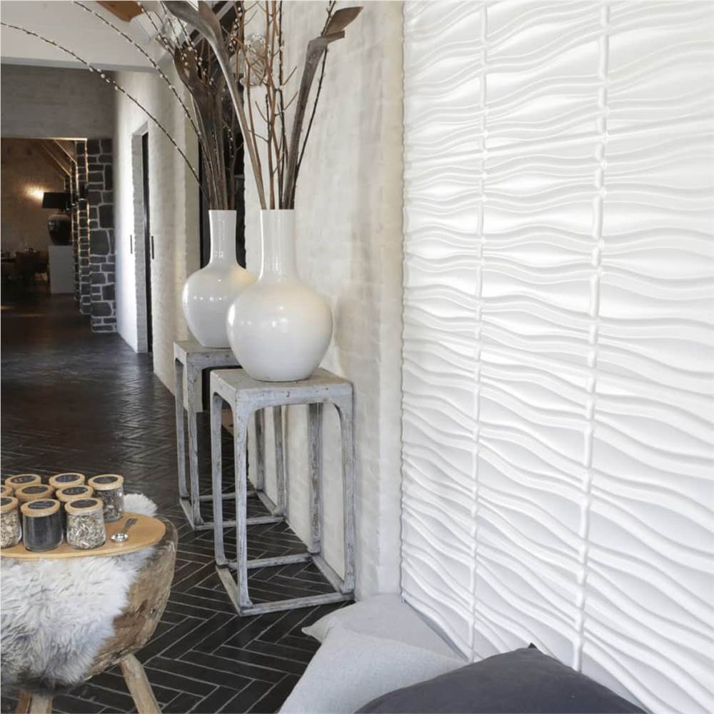 WallArt 3D Wall Panels Flows 12 pcs GA-WA14