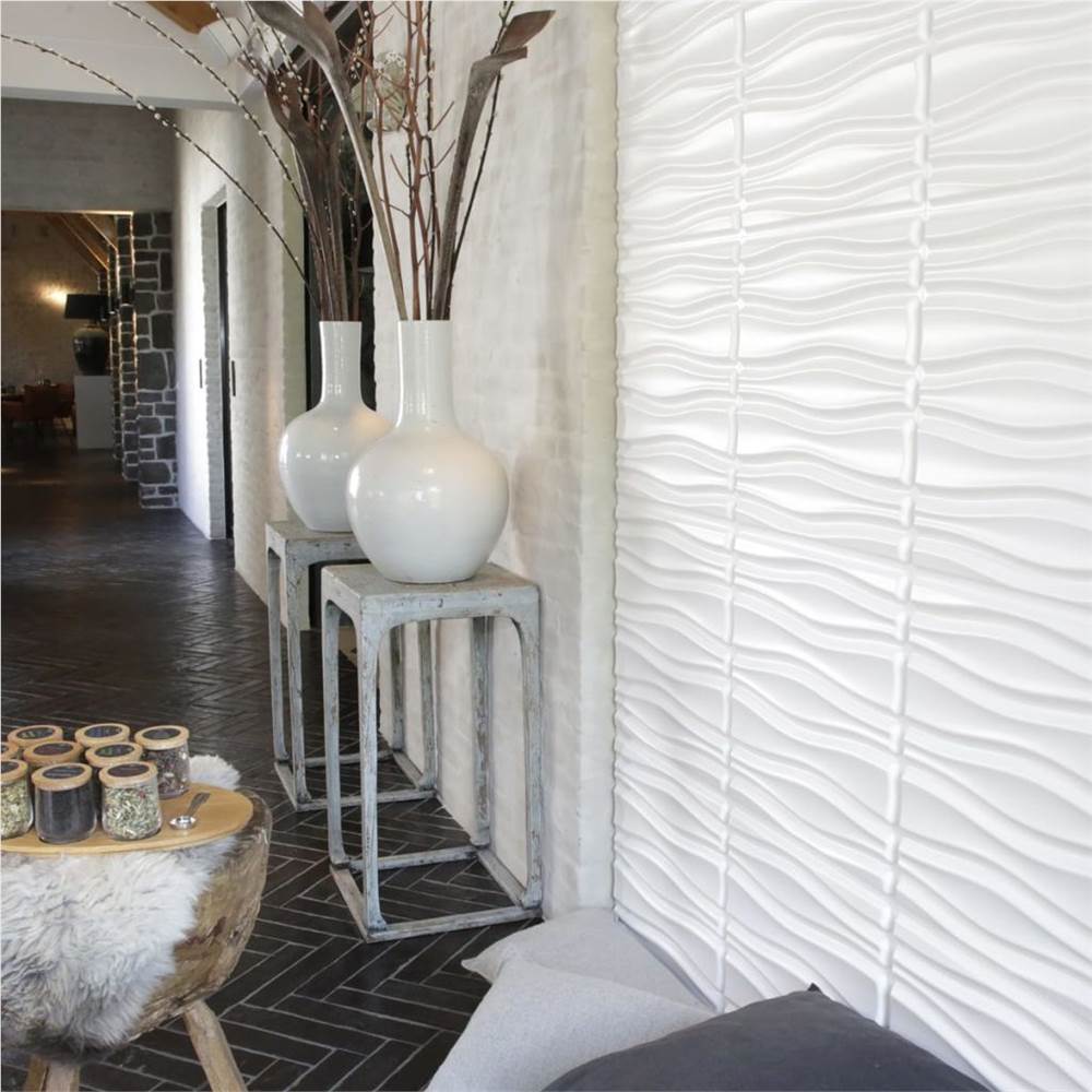 WallArt 3D Wall Panels Flows 12 pcs GA-WA14