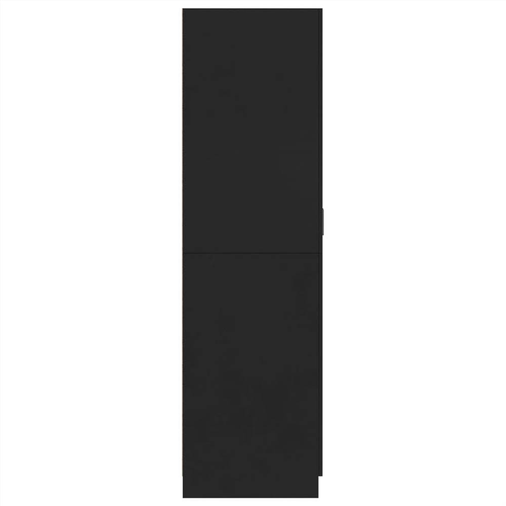 Wardrobe Black 80x52x180 cm Chipboard