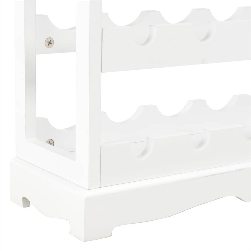 Wine Cabinet White 70x22.5x70.5 cm MDF