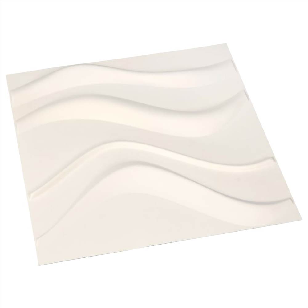24 pcs Wall Panels 3D 0.5x0.5 m 6 m²