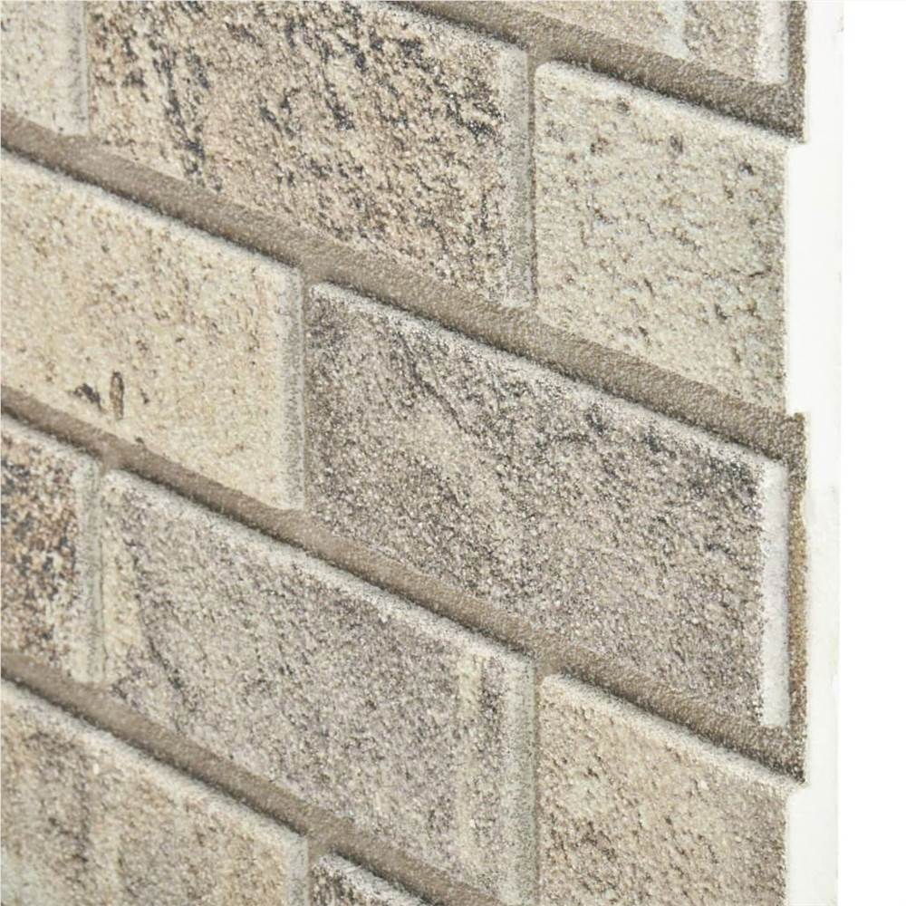 3D Wall Panels with Sand Brick Design 11 pcs EPS