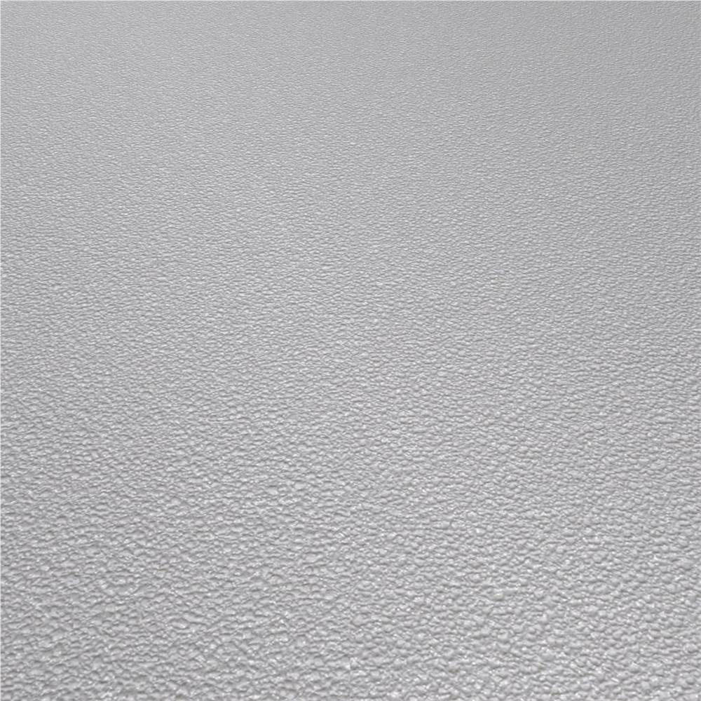 4 pcs Non-woven Wallpaper Rolls Plain Shimmer Light Grey 0.53x10 m