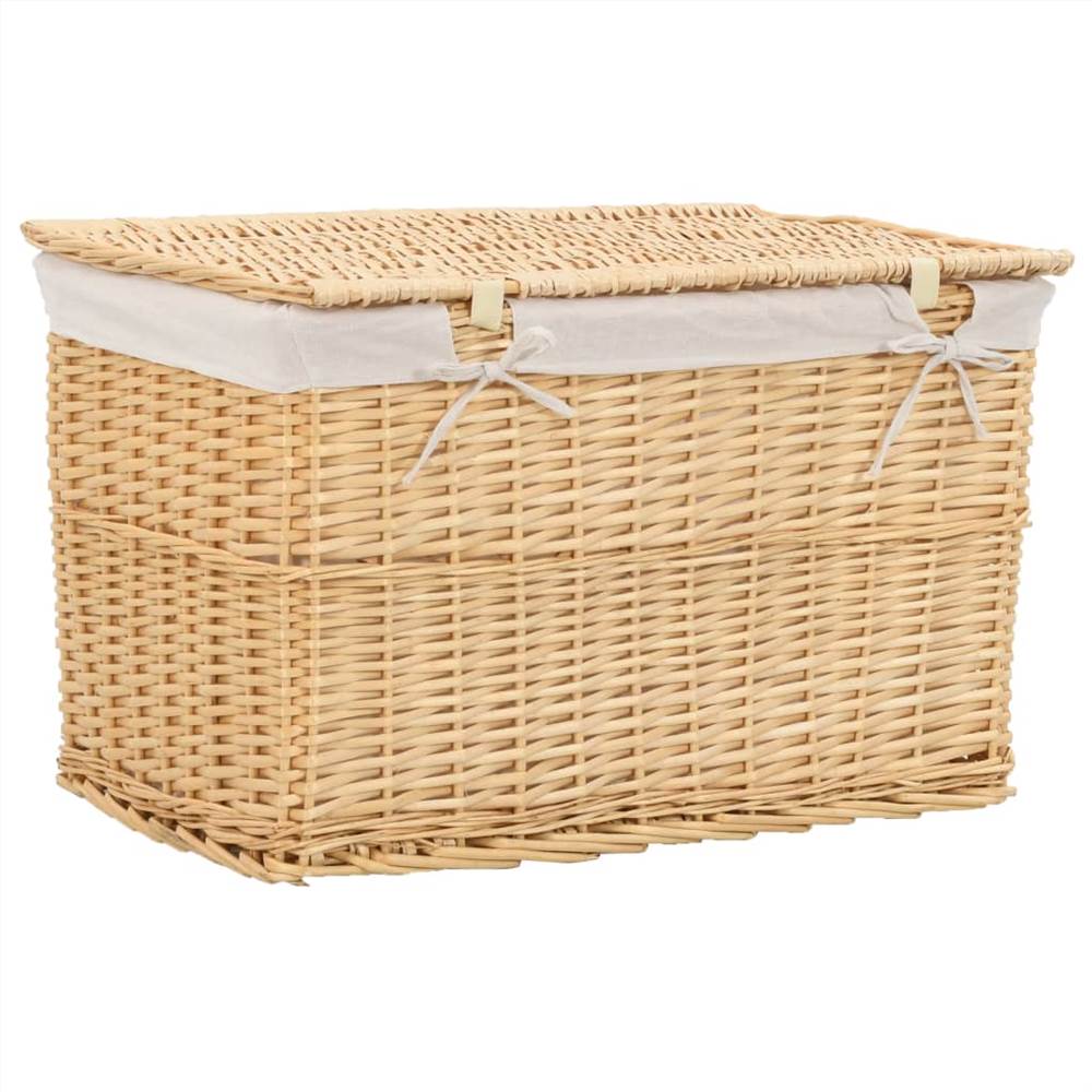6 Piece Stackable Basket Set Natural Willow