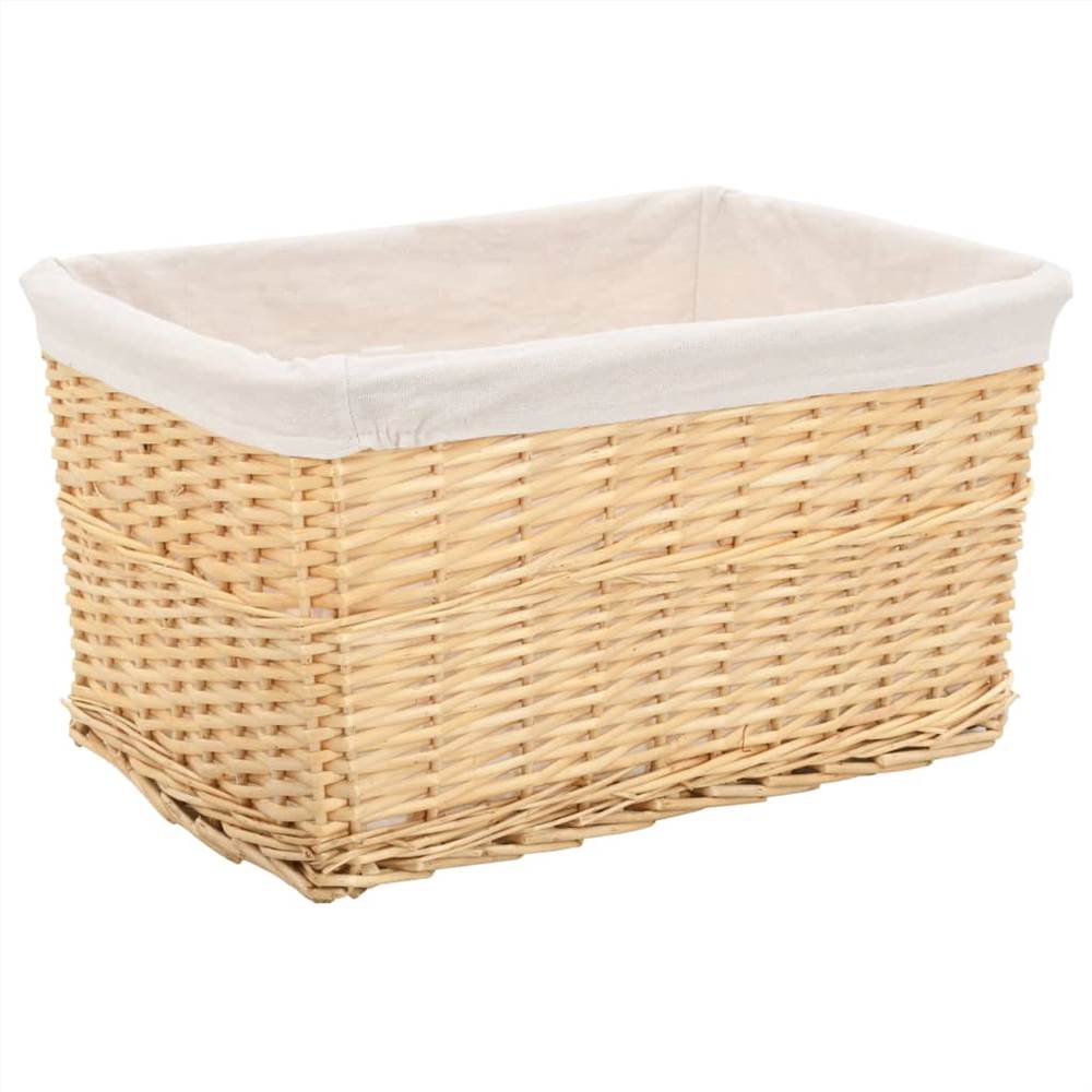 6 Piece Stackable Basket Set Natural Willow