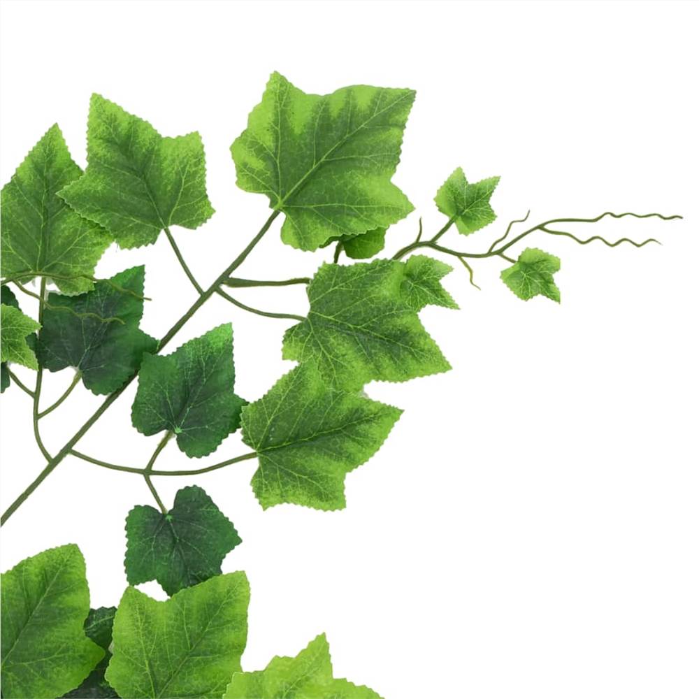Artificial Leaves Grape 10 pcs Green 70 cm