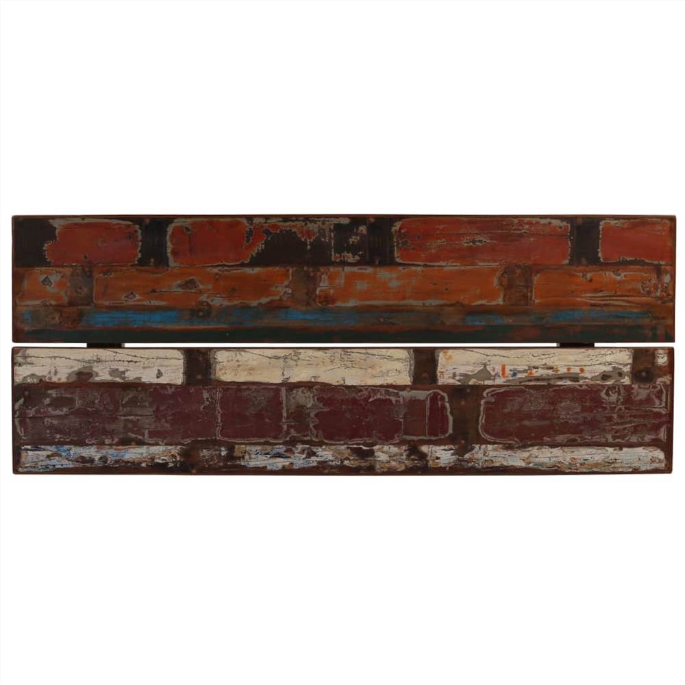 Bar Table Solid Reclaimed Wood Multicolour 180x70x107 cm