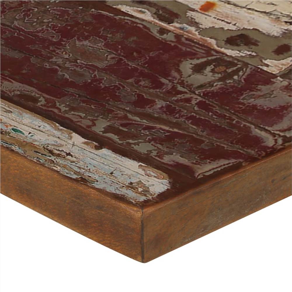 Bar Table Solid Reclaimed Wood Multicolour 180x70x107 cm