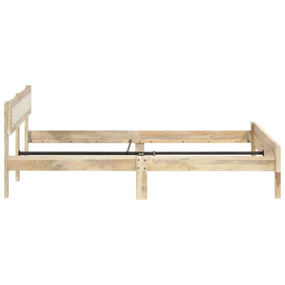 Bed Frame Solid Mango Wood 120 cm