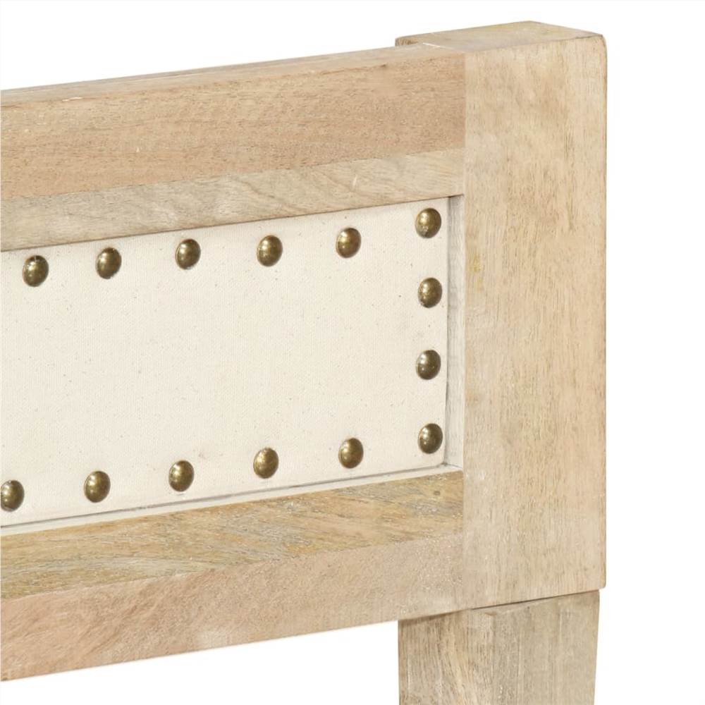Bed Frame Solid Mango Wood 120 cm