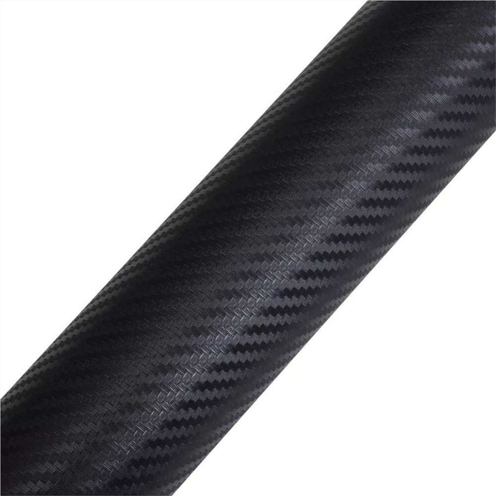 Carbon Fiber Vinyl Car Film 3D Black 152 x 500 cm