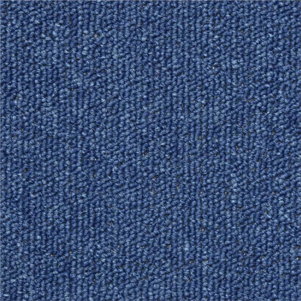Carpet Stair Treads 15 pcs Blue 65x24x4 cm