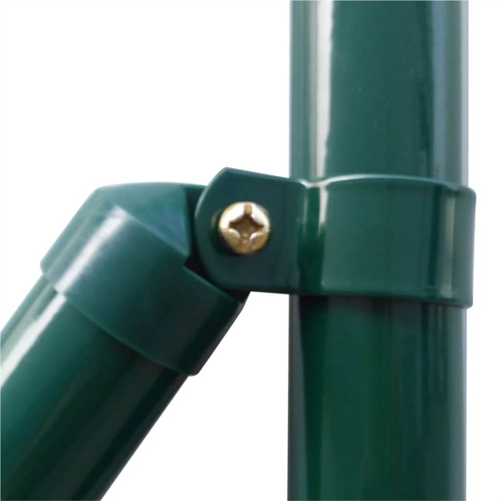 Chain Link Fence with Posts 1.97x25 m Green