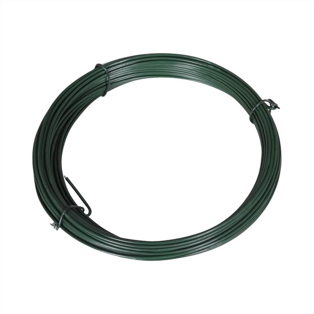 Chain Link Fence with Posts 1.97x25 m Green