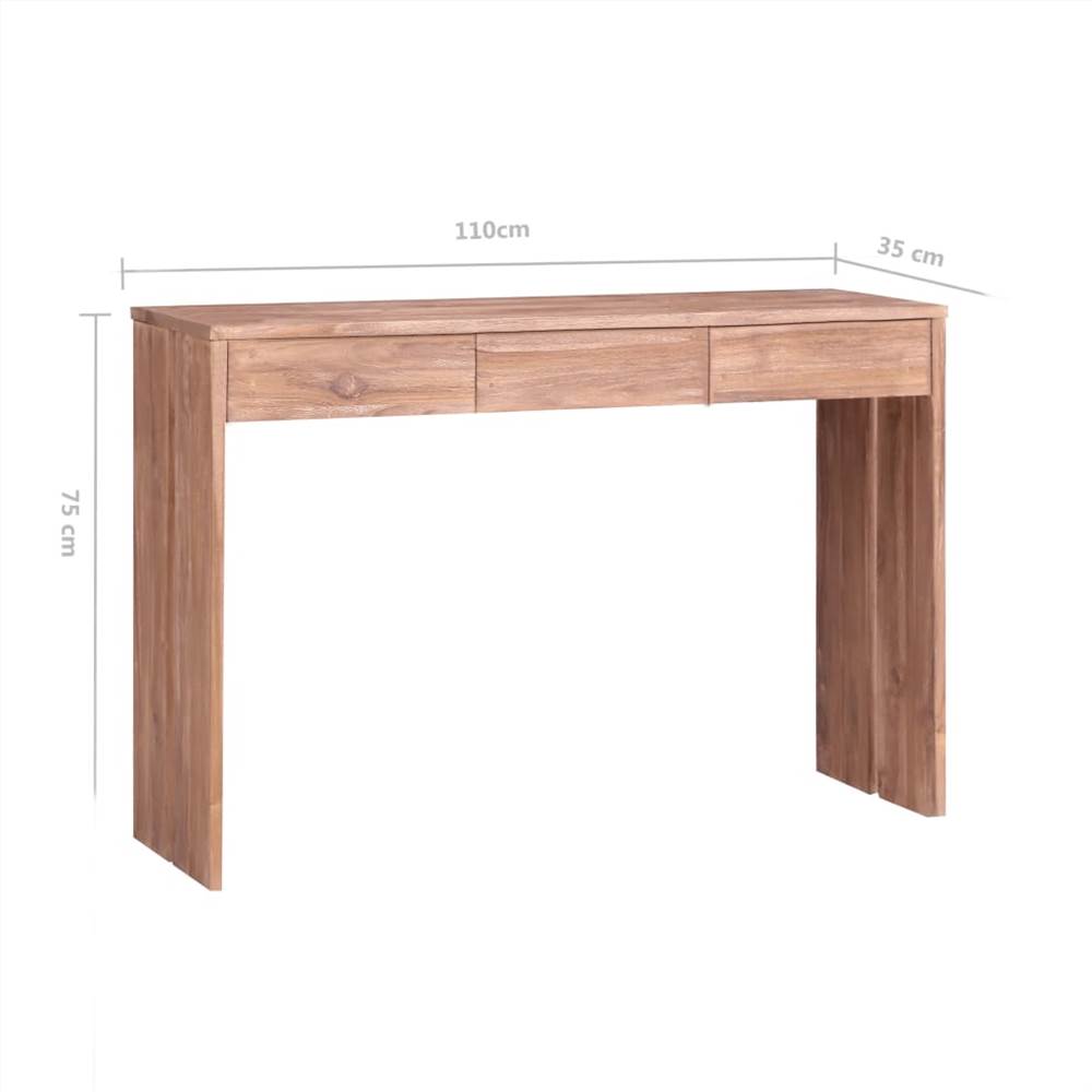 Console Table 110x35x75 cm Solid Teak Wood